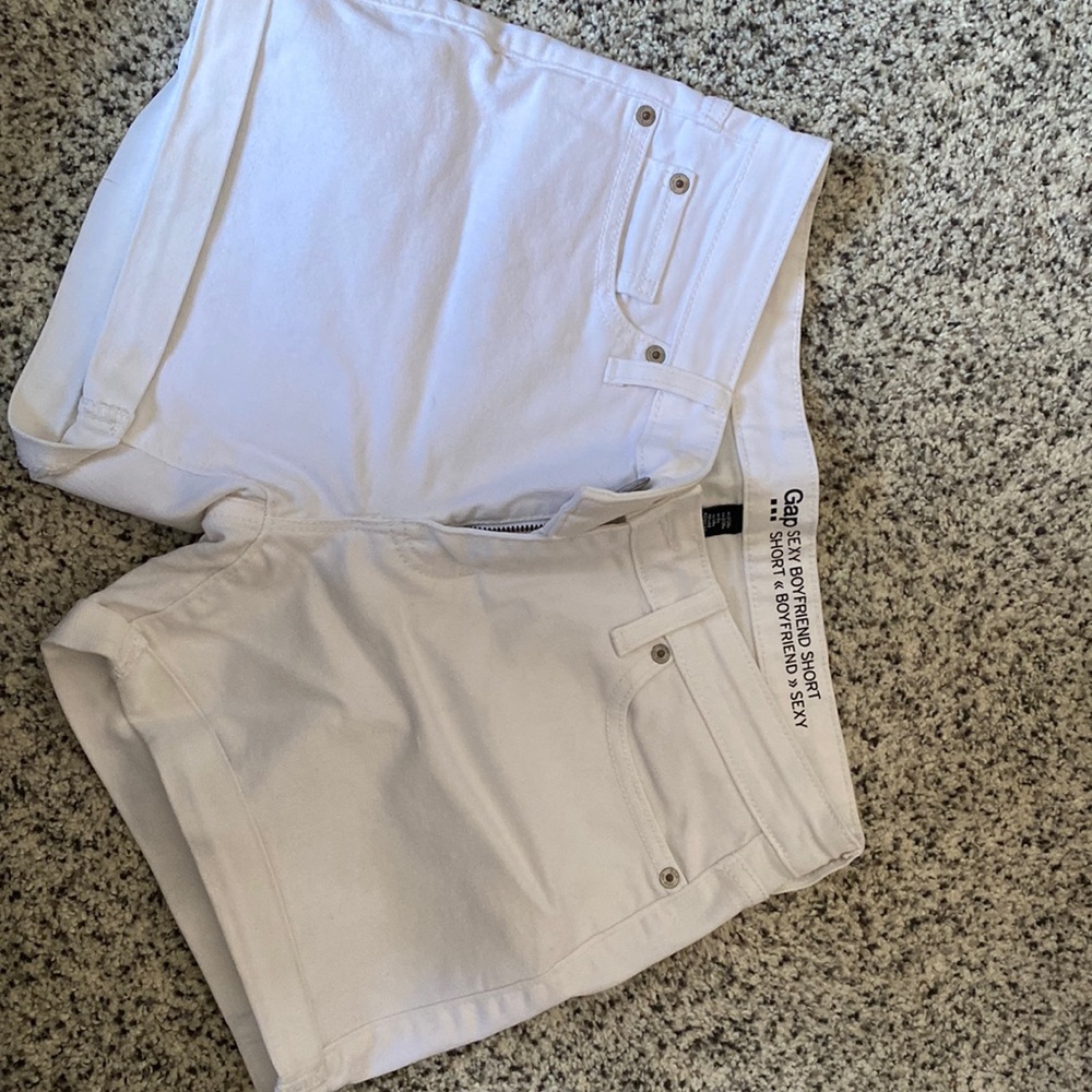 Gap, white jean shirt, size 2.